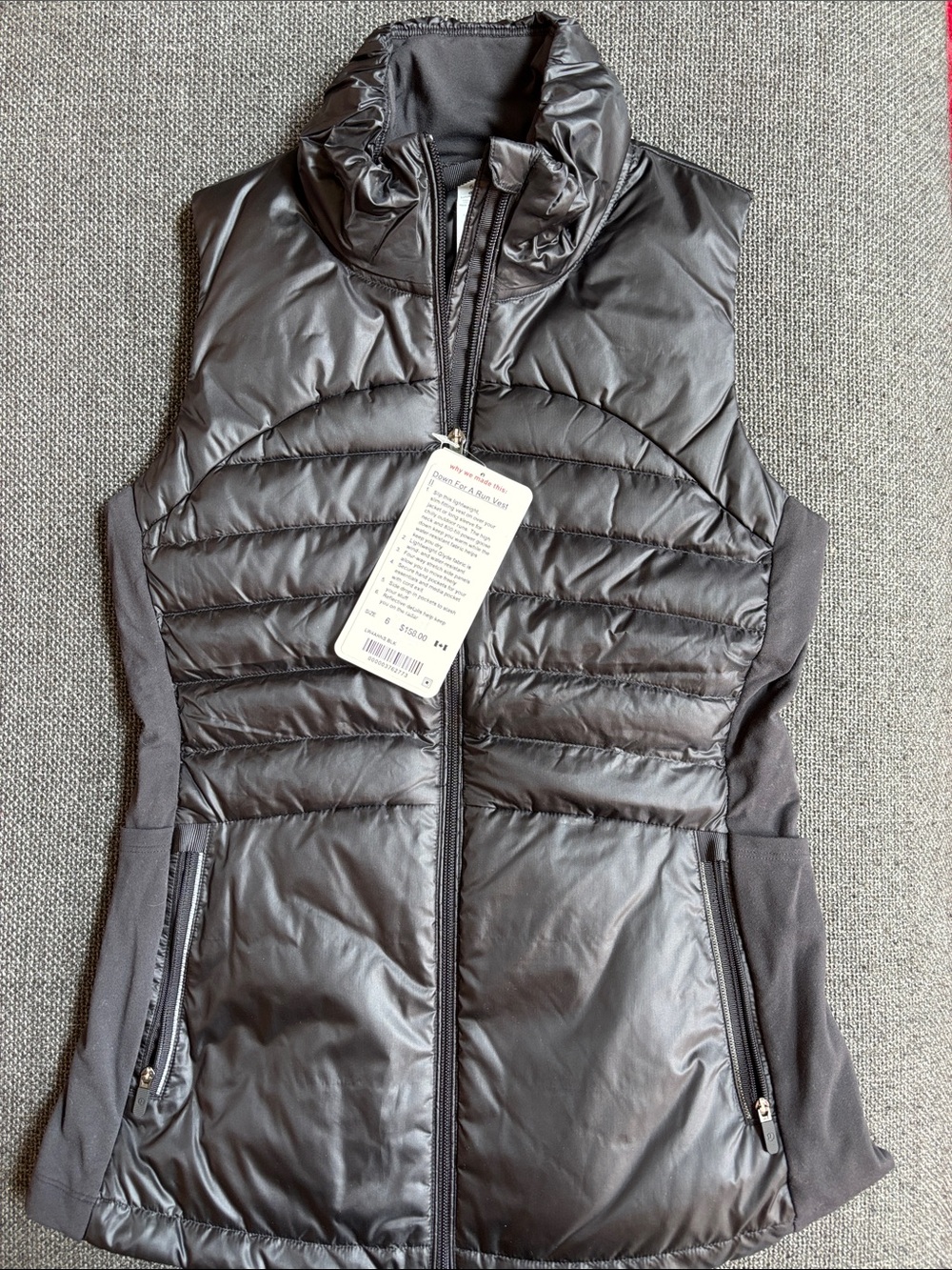 NWT Lululemon Down For a Run II Quilted Puffer Vest - Lightweight
